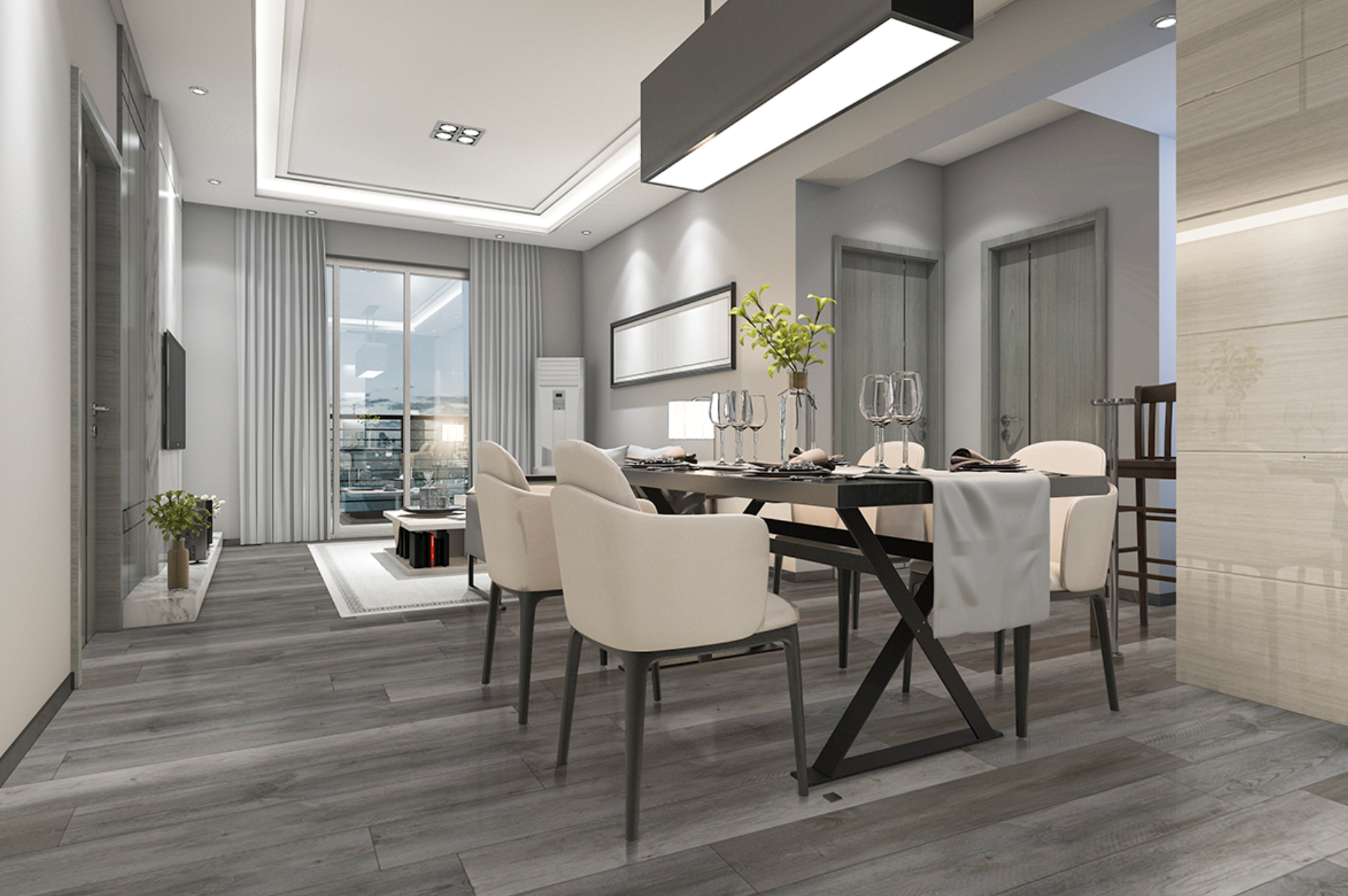 Katella Ash Luxury Vinyl Planks
