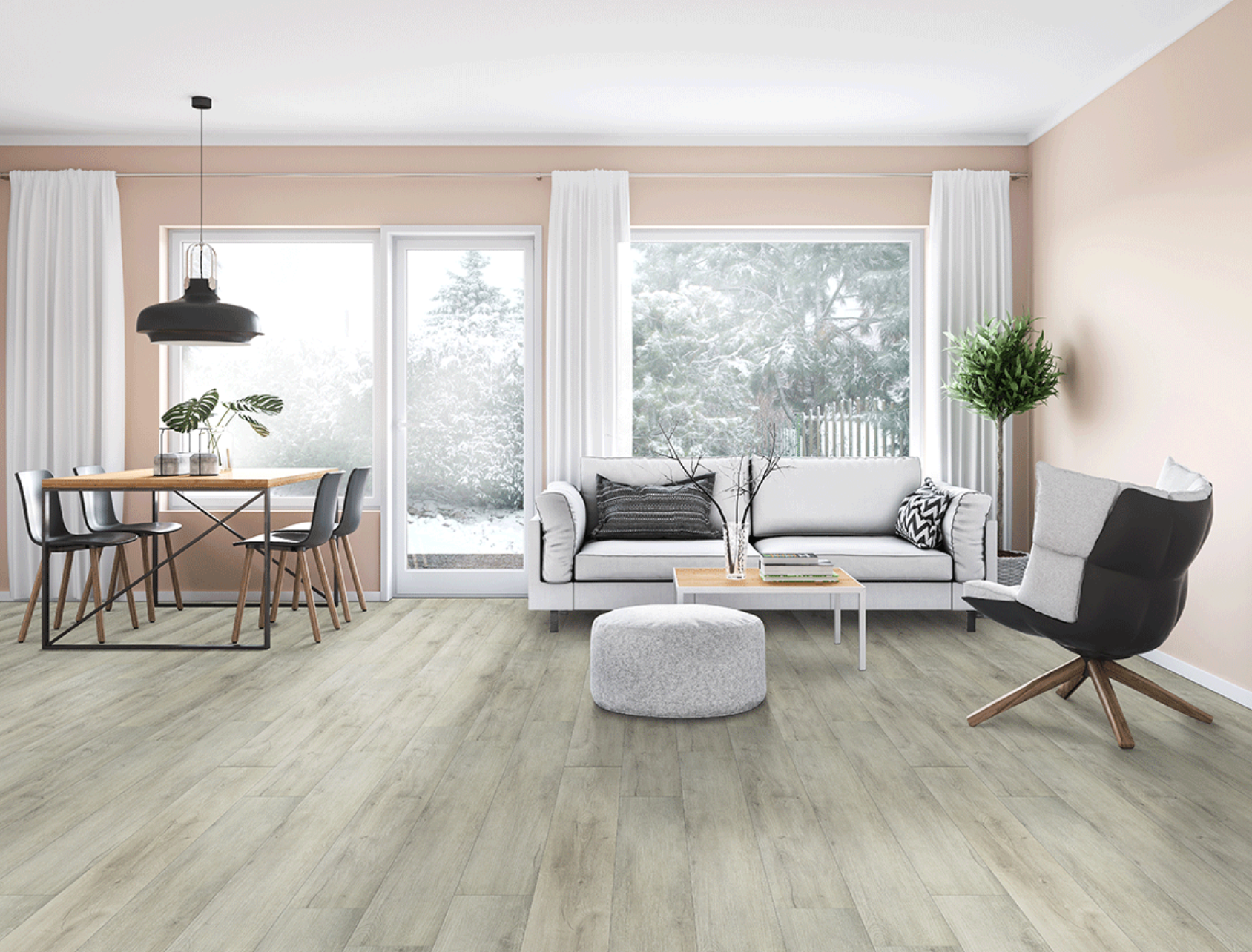 York Gray® Luxury Vinyl Planks