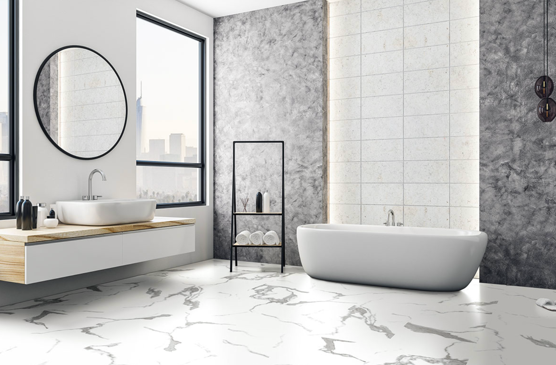 XL Trecento® Calacatta Marbello® Luxury Vinyl Tile
