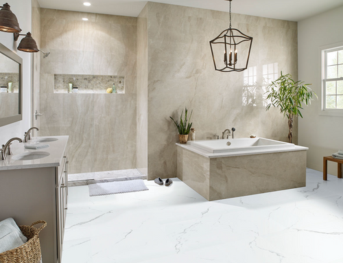 XL Trecento® Calacatta Serra® Luxury Vinyl Tile