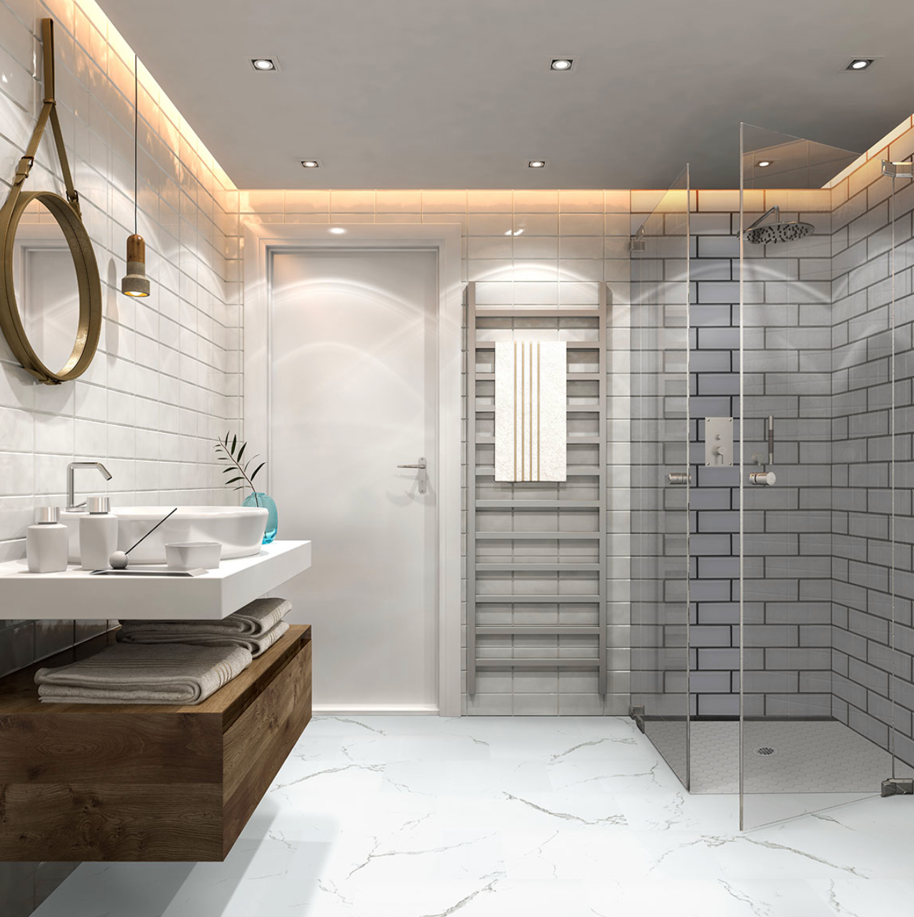 Trecento® Calacatta Serra® Luxury Vinyl Tile