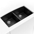 BLACK QUARTZ DOUBLE BOWL 50/50-3219