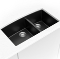 BLACK QUARTZ DOUBLE BOWL 60/40-3219