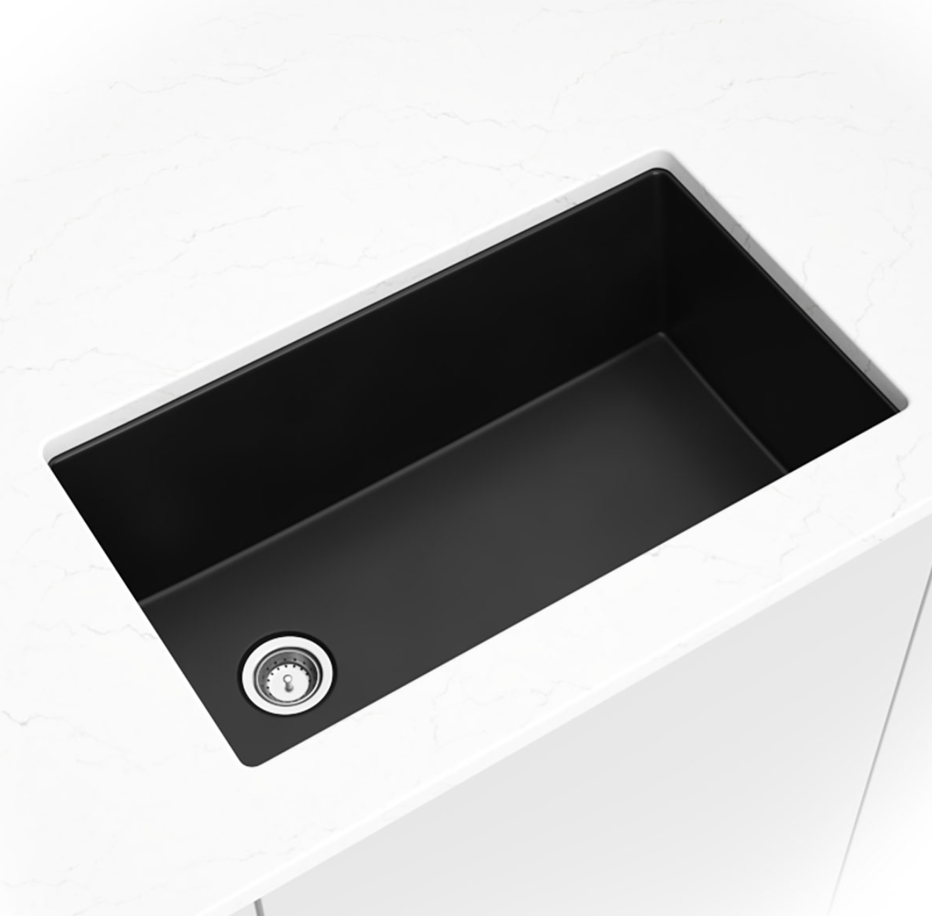 BLACK QUARTZ SINGLE BOWL 3119