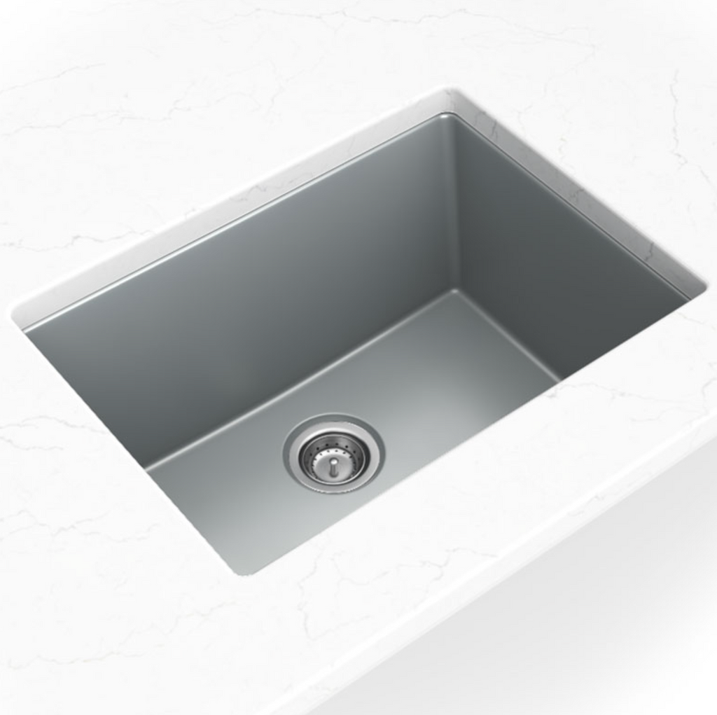 GRAY QUARTZ SINGLE BOWL 2418