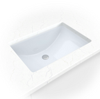VANITY WHITE RECT PORCELAIN 2015 STRAIGHT