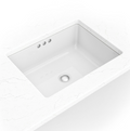 VANITY WHITE RECT PORCELAIN 2015 FLAT