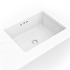 VANITY WHITE RECT PORCELAIN 2015 FLAT