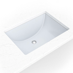 VANITY WHITE RECTANGLE PORCELAIN 2015