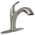 1-HANDLE PULL-OUT SPRAYER KITCHEN FAUCET - 804 BRUSHED NICKEL