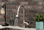 1 HANDLE PULL-DOWN SPRAYER KITCHEN FAUCET - 803 BRUSHED NICKEL