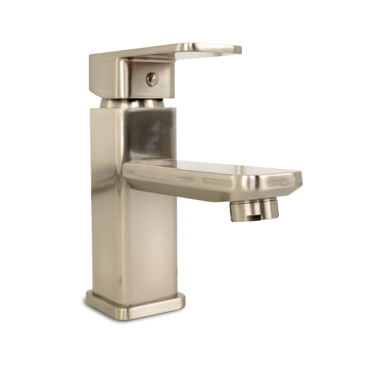 1 HANDLE BATHROOM FAUCET - 401 BRUSHED NICKEL