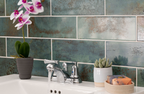 2 HANDLE BATHROOM FAUCET - 410 CHROME