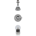 1 HANDLE SHOWER/TUB FAUCET WITH VALVE- 608 CHROME