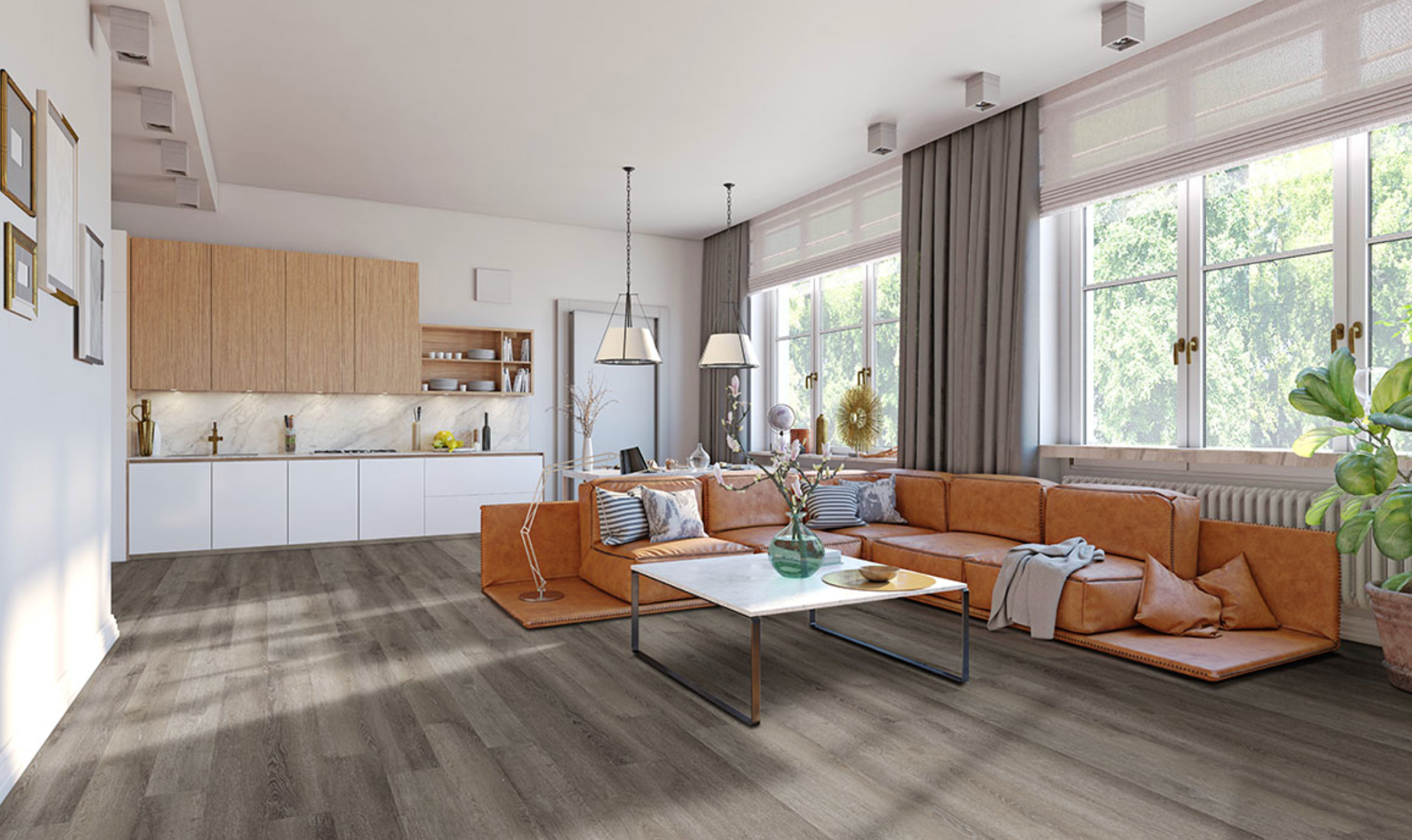Katavia Charcoal Oak Luxury Vinyl Planks
