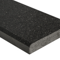 Black Granite 4x36x0.75 Honed Double Beveled Threshold
