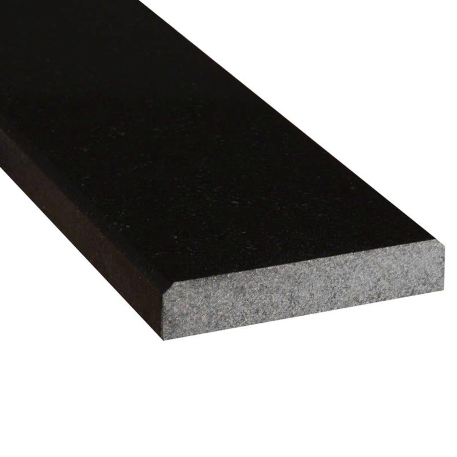 Black Granite 5x36x0.75 Polished Double Beveled Threshold