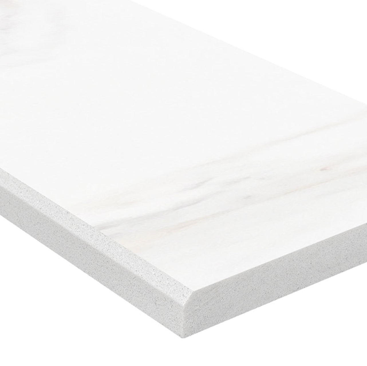 Calacatta Nowy 6x36 Double Beveled Polished Threshold