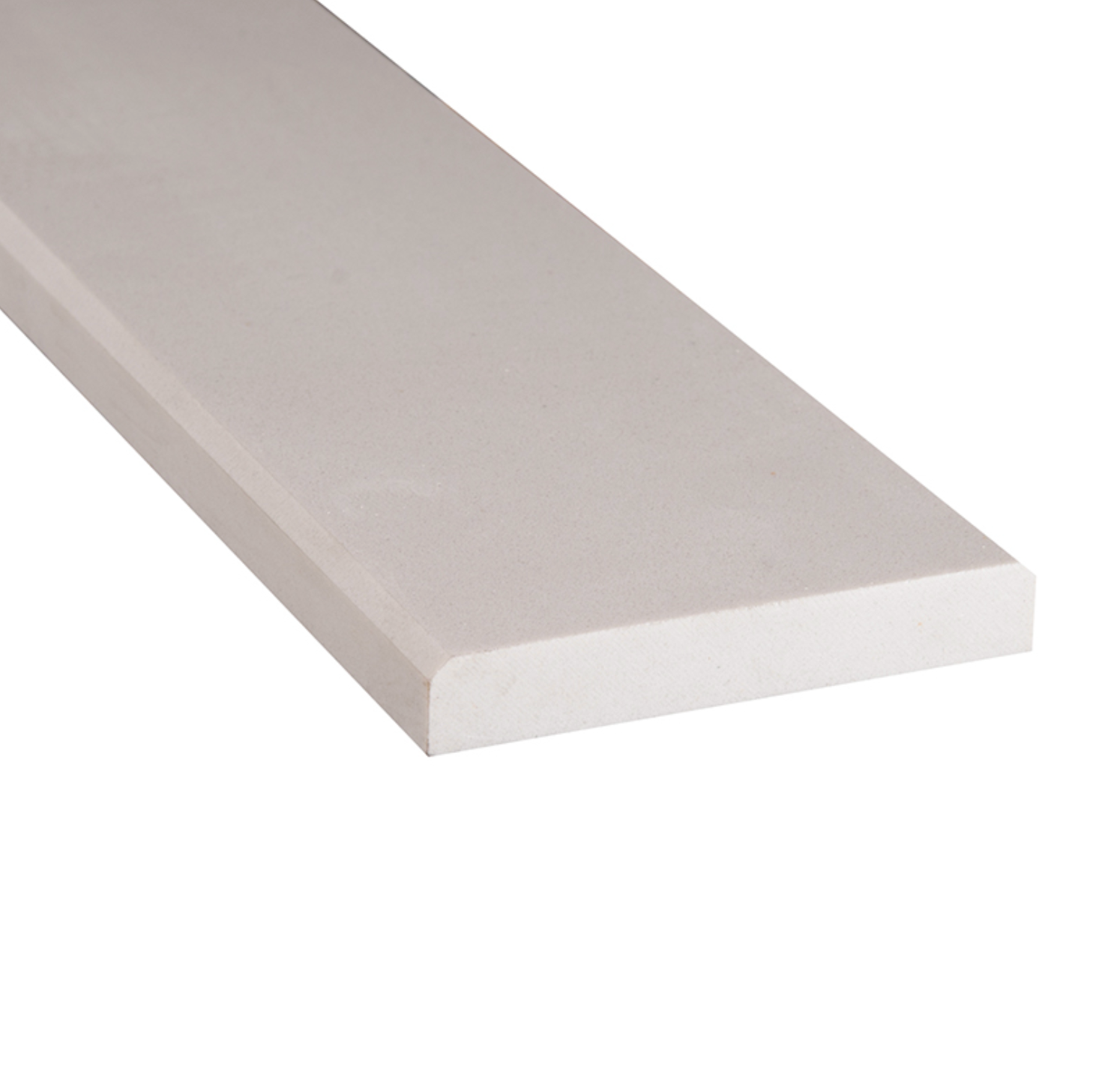 Engineered White 6x72 Polished Double Beveled Threshold