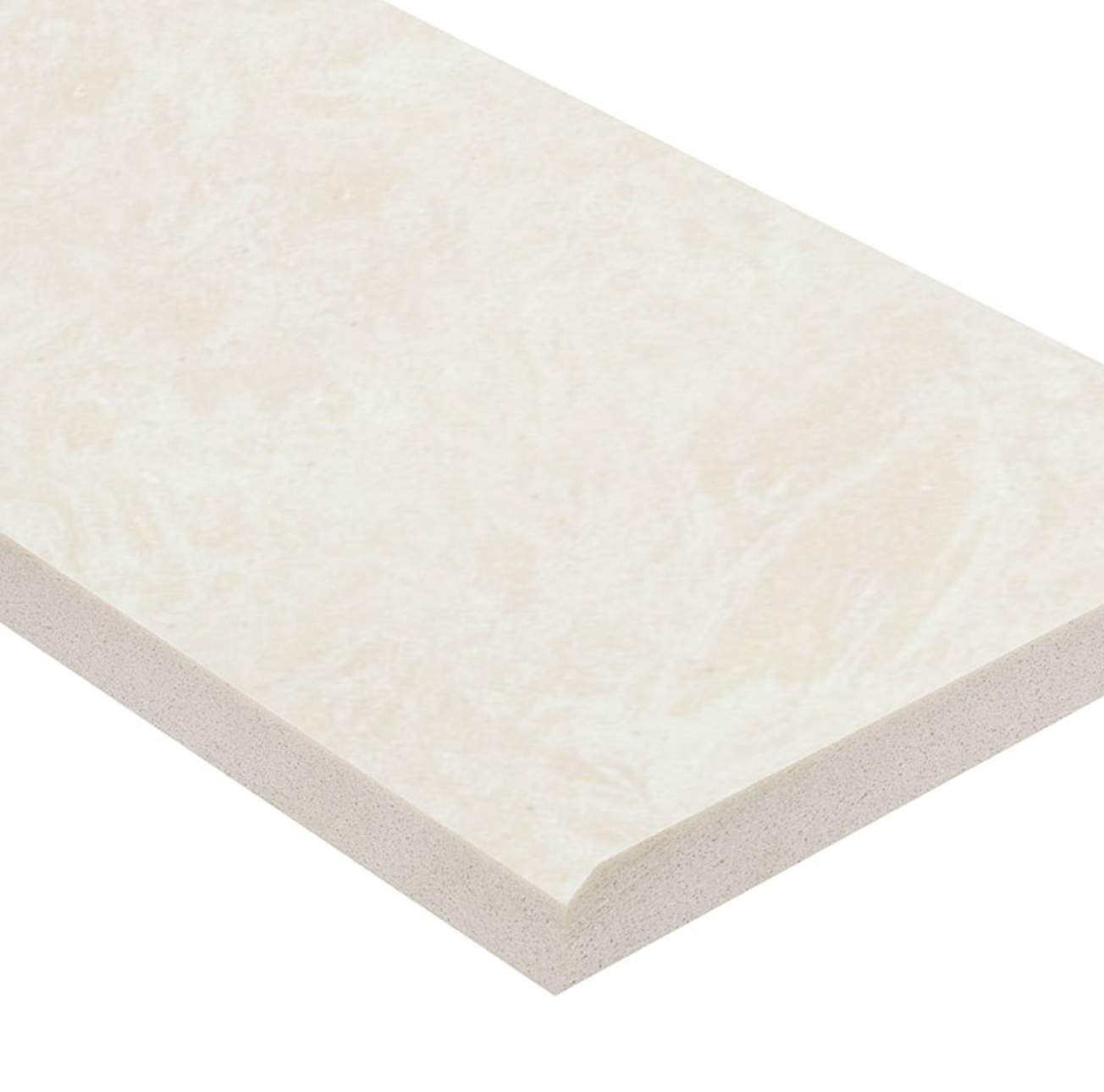 Ivory 6x73 Single Beveled Polished Threshold