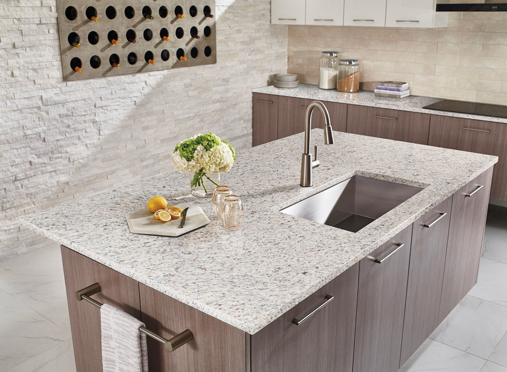 White Ornamental Granite