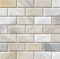 Athena Gold Beveled Tile 2x4