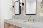 Athena Gold Pennyround Tile