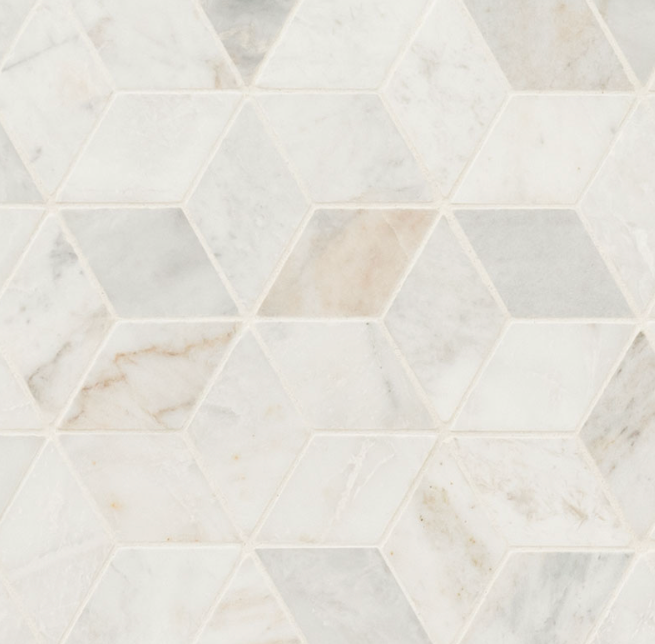 Arabescato Venato Cube Marble Tile