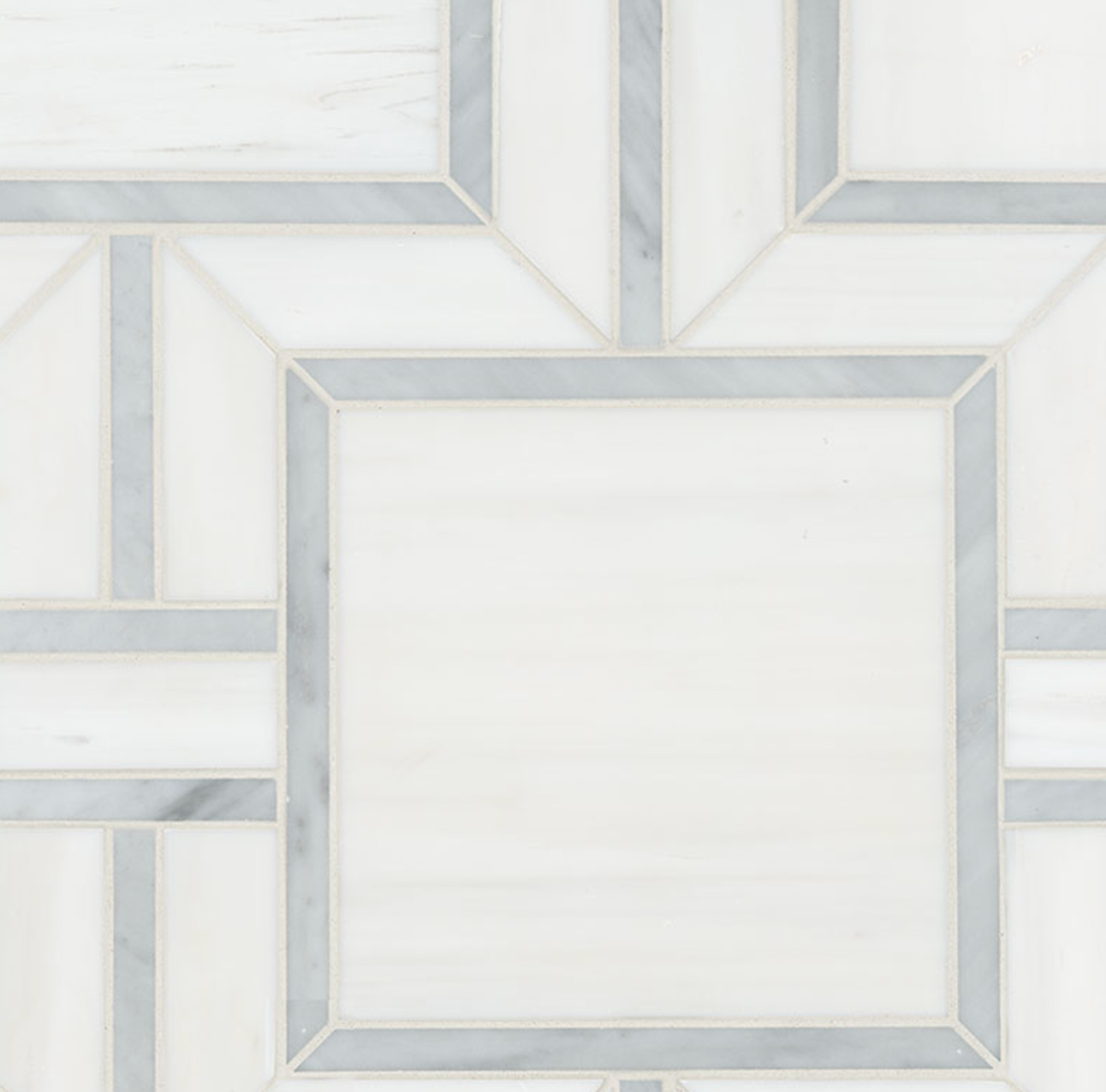 Bianco Dolomite Alana Polished Mosaic