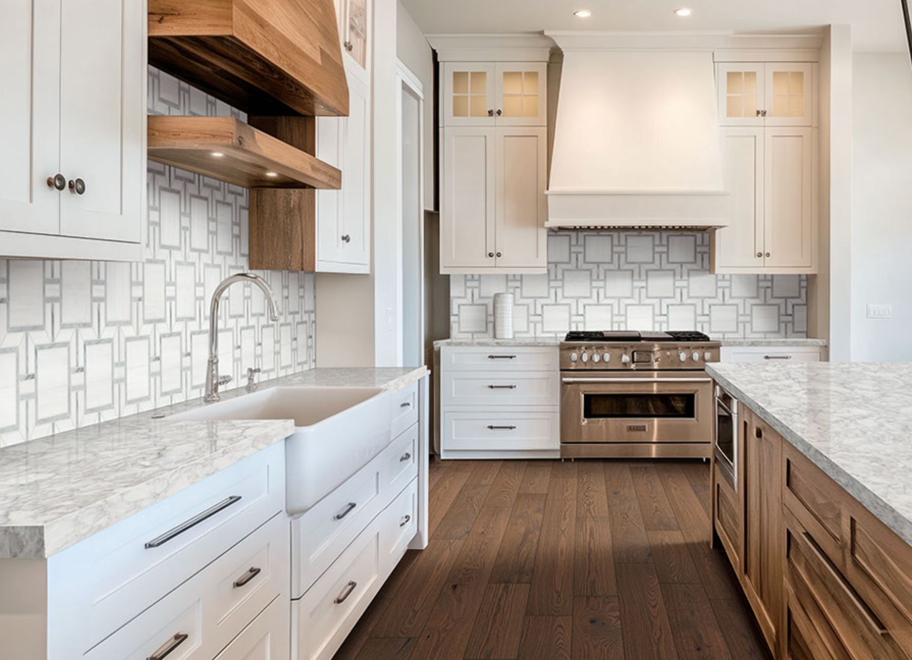 Bianco Dolomite Alana Polished Mosaic