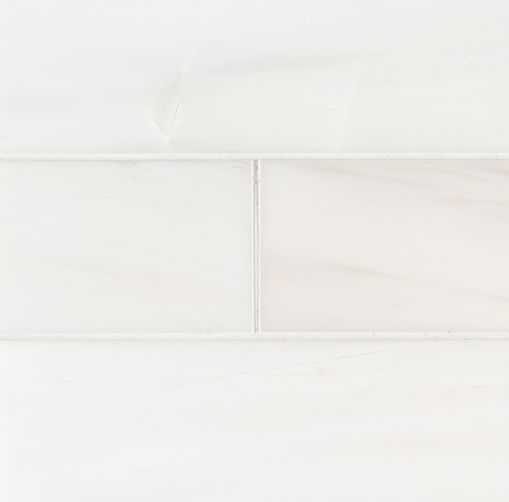 Bianco Dolomite Polished Subway Tile 4x12