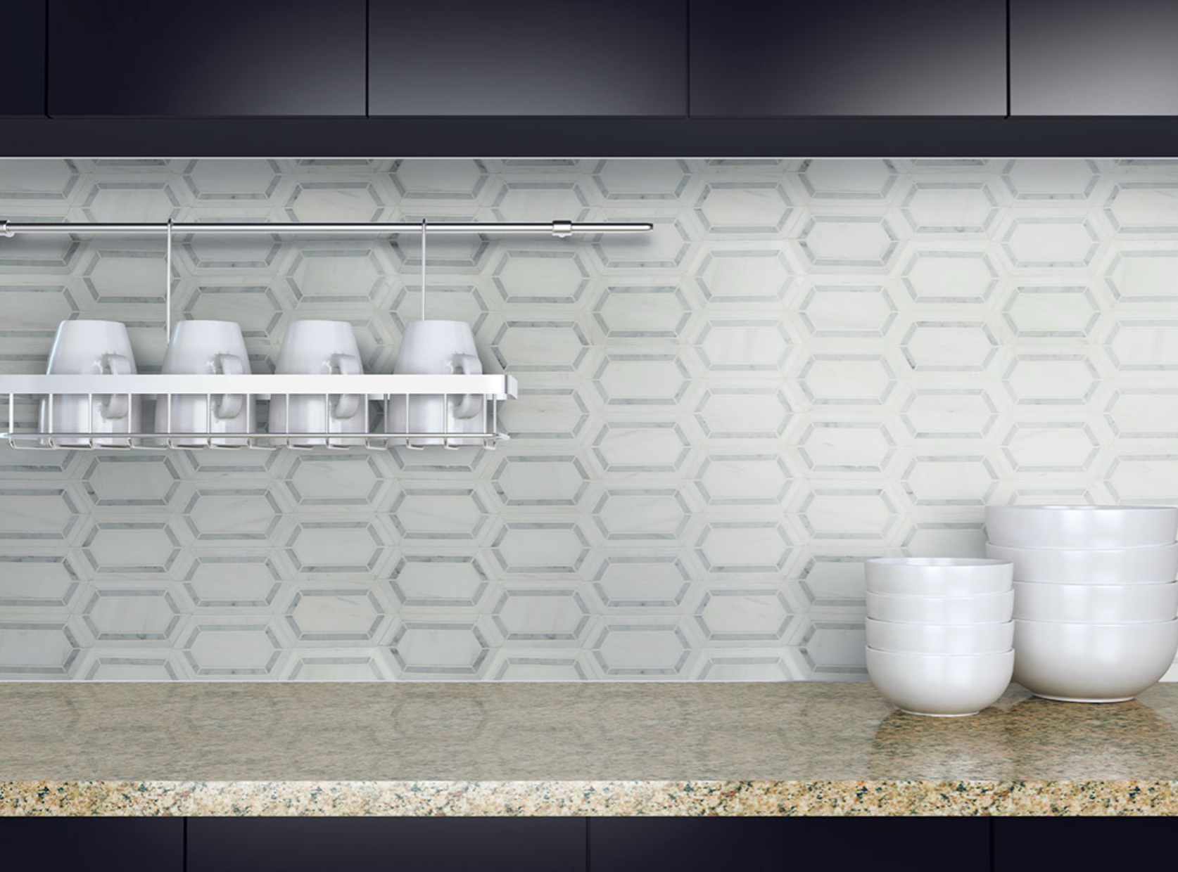 Pavilion Marble Picket Tile