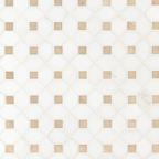 Bianco Dolomite Crema Dotty Pattern